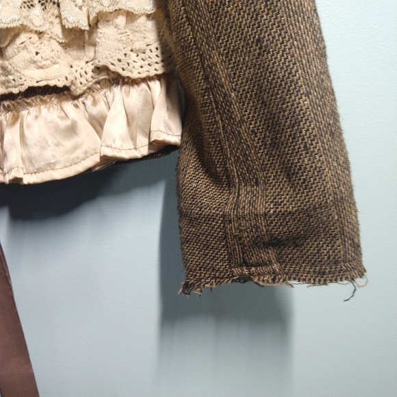 Zoe D Tweed Blazer Vintage Details - Picture 6 of 7